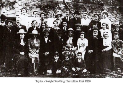 Wright Taylor Wedding at the Travellers Rest (1920)