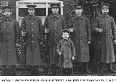 Billeted soldiers in Prestwood 1915